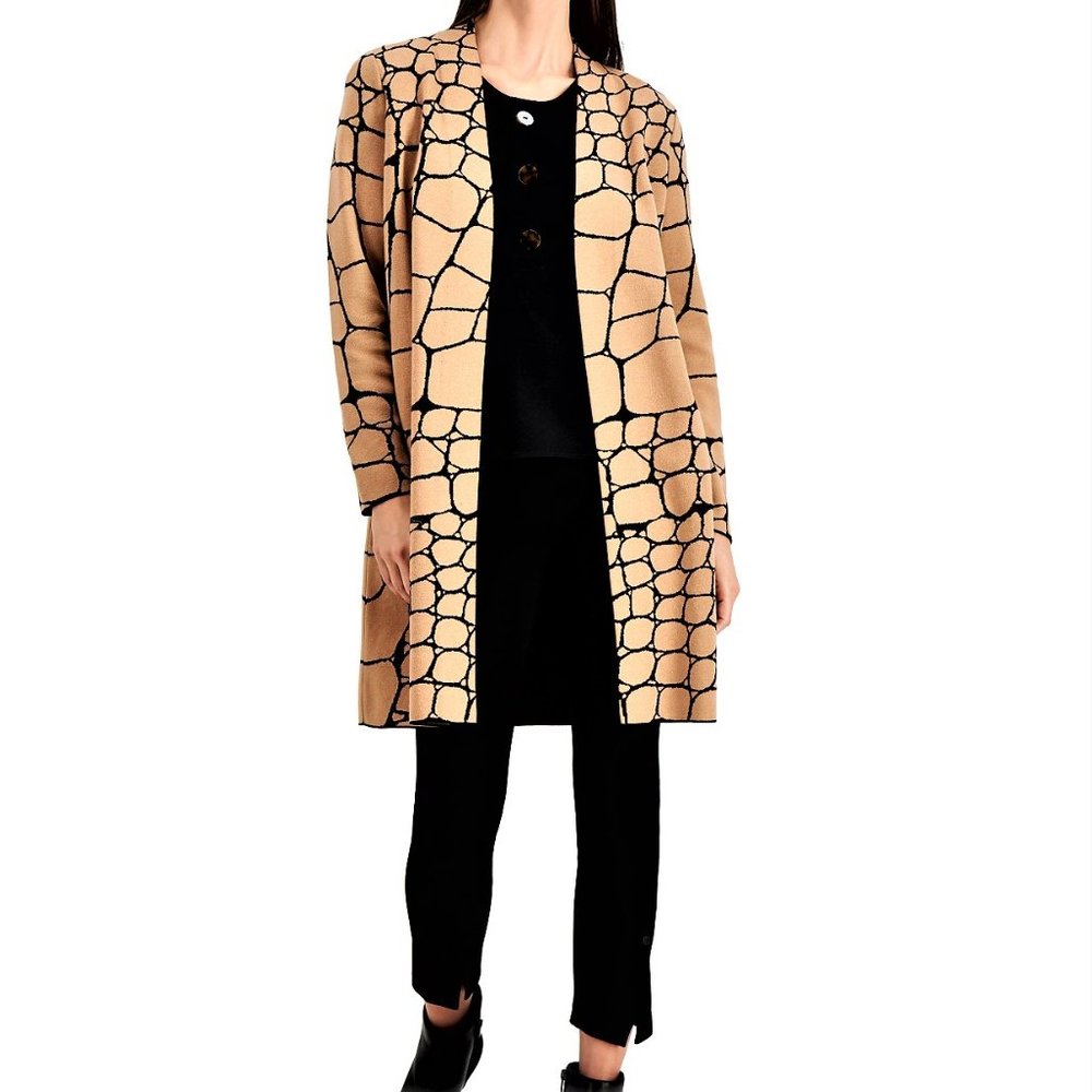 Alfani Snakeskin-Print Cardigan - NWT